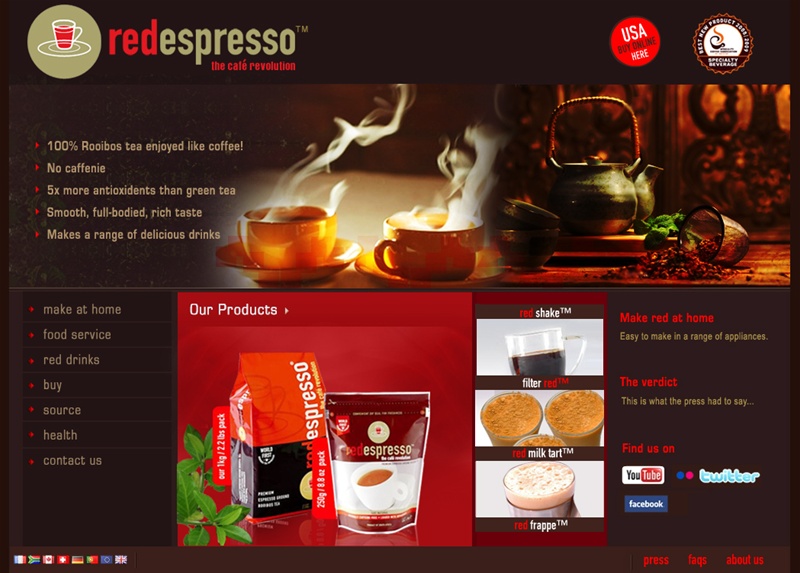 Red Espresso Coffee Shop Design