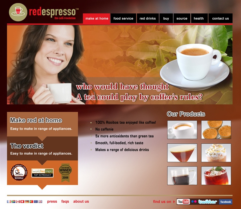 Red Espresso V2 Modern Design