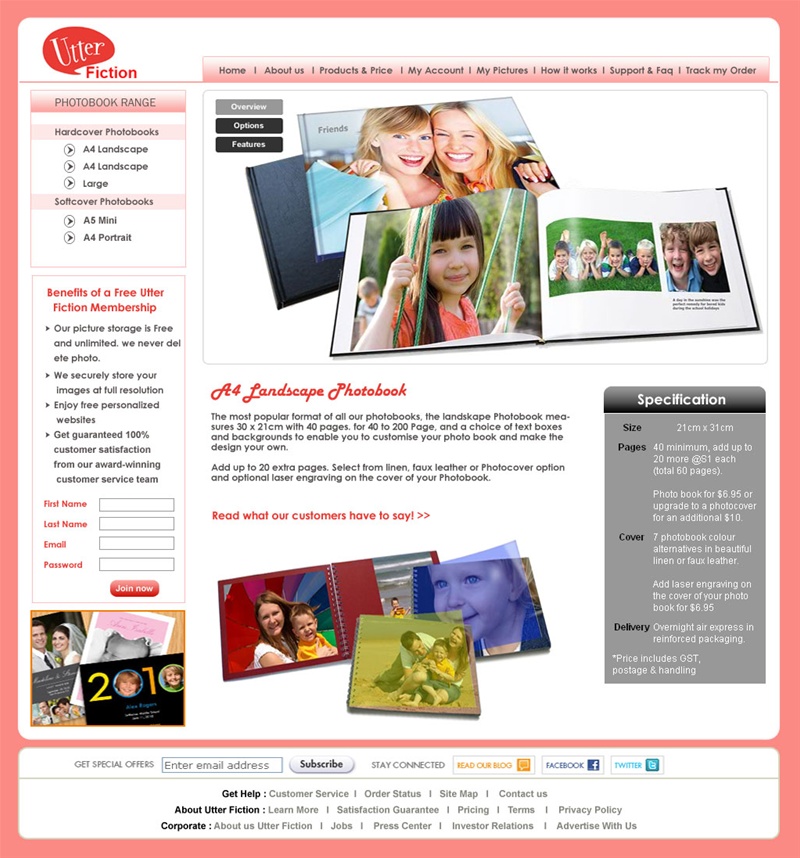 Utter Fiction Creative Agency Design